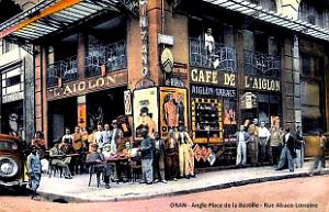 Oran - Place de la Bastille- Rue Alsace-Lorraine - Aiglon